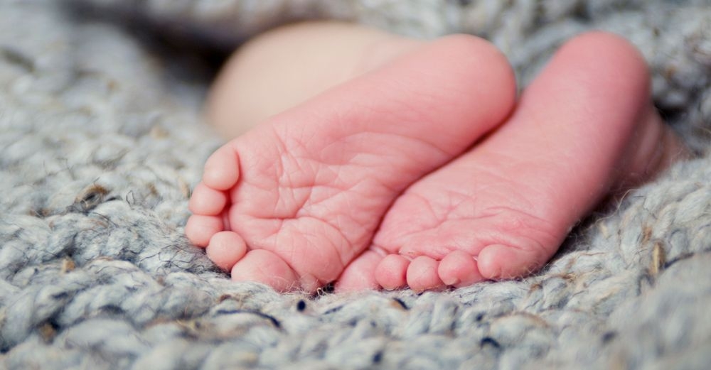 Des pieds de bébé